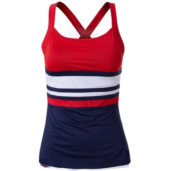 Fila Heritage Criss Cross Tank Top Size Small - Picture 2 of 5